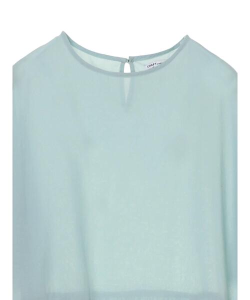 CRAFT STANDARD BOUTIQUE（クラフトスタンダードブティック）の「インドコットン ファーマーズワンピース　＊◇（ワンピース・レディース・ブルー系その他7/オフホワイト/ブラック・FREE）」の10枚目の写真