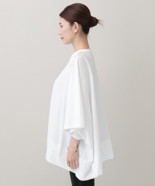 Curensology（カレンソロジー）の「Curensology(カレンソロジー)/スクエアビッグＴシャツ（Tシャツ/カットソー・レディース・ホワイト/チャコールグレー/ブルー/ピンク・FREE）」の13枚目の写真