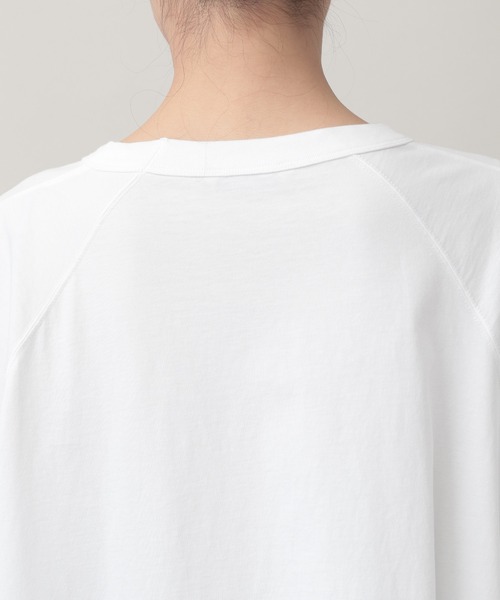 Curensology（カレンソロジー）の「Curensology(カレンソロジー)/スクエアビッグＴシャツ（Tシャツ/カットソー・レディース・ホワイト/チャコールグレー/ブルー/ピンク・FREE）」の6枚目の写真