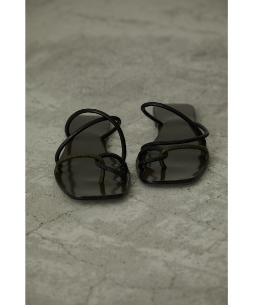 RIM.ARK（リムアーク）の「Rope cross heel sandal（サンダル