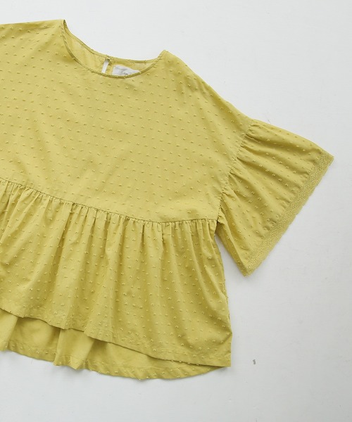 n'OrLABEL（ノアールレーベル）の「【廃盤】『フレアレース袖ドビードットブラウス』（シャツ/ブラウス・レディース・ブラック/オフホワイト/ピンク/イエロー・FREE）」の22枚目の写真