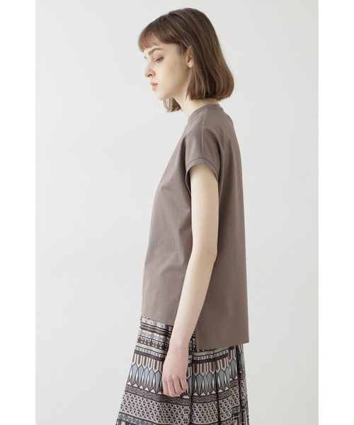 BOSCH（ボッシュ）の「ファインコットン天竺（Tシャツ/カットソー・レディース・ホワイト/ピンク/ベージュ系その他2/グレー系その他・38）」の6枚目の写真