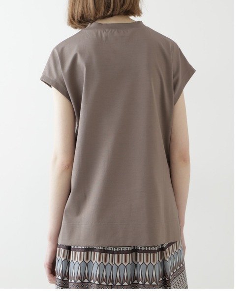 BOSCH（ボッシュ）の「ファインコットン天竺（Tシャツ/カットソー・レディース・ホワイト/ピンク/ベージュ系その他2/グレー系その他・38）」の7枚目の写真