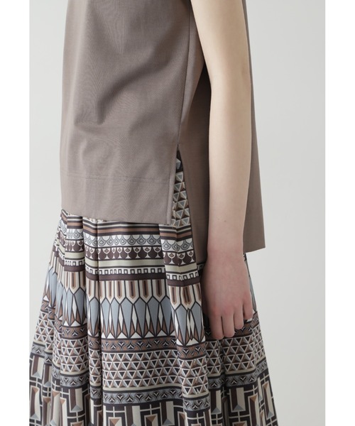 BOSCH（ボッシュ）の「ファインコットン天竺（Tシャツ/カットソー・レディース・ホワイト/ピンク/ベージュ系その他2/グレー系その他・38）」の9枚目の写真