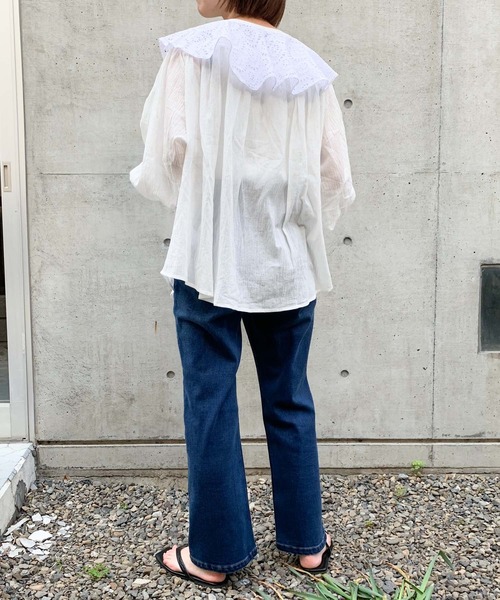 CIAOPANIC TYPY（チャオパニックティピー）の「レース襟付きボリュームブラウス（シャツ/ブラウス・レディース・ホワイト・ONE SIZE）」の16枚目の写真