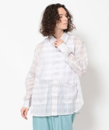 LUSOR（ルーソル）チェックローン SS シャツ