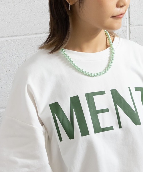 me+em select（ミームセレクト）の「【 handmade  original 】2WAYパールチェーンネックレス（ネックレス・レディース・ホワイト/ブラック/グリーン/Y/ホワイト×ブラック/A/B/C・FREE）」の12枚目の写真