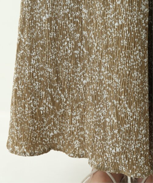 RAY CASSIN（レイカズン）の「楊柳単色花柄スカート（スカート・レディース・オレンジ/グリーン/キナリ・FREE）」の12枚目の写真