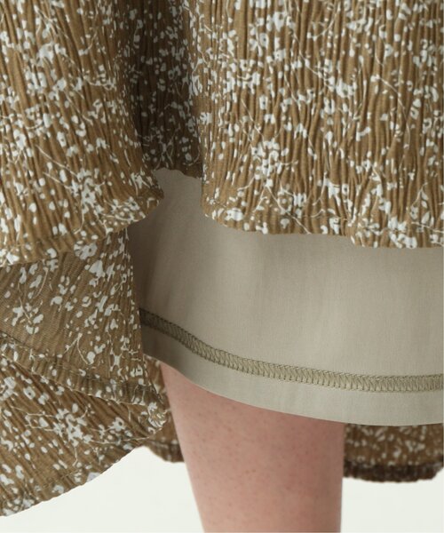 RAY CASSIN（レイカズン）の「楊柳単色花柄スカート（スカート・レディース・オレンジ/グリーン/キナリ・FREE）」の13枚目の写真