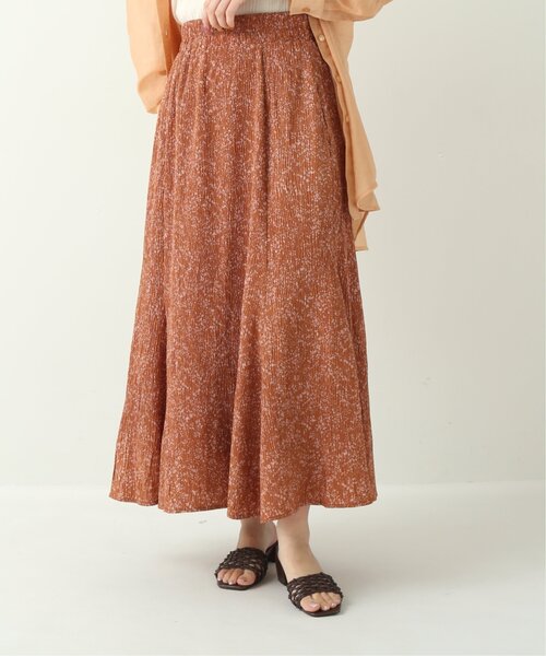 RAY CASSIN（レイカズン）の「楊柳単色花柄スカート（スカート・レディース・オレンジ/グリーン/キナリ・FREE）」の16枚目の写真