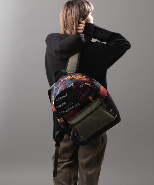 AVIREX（アヴィレックス）の「【直営店限定】ファイターフォト バックパック/ リュック/ FIGHTER PHOTO BACKPACK（バックパック/リュック・レディース・オリーブ・FREE）」の5枚目の写真