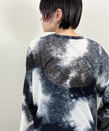 XU | 【XU】tie-dye see-through long sleeve tee(その他トップス)