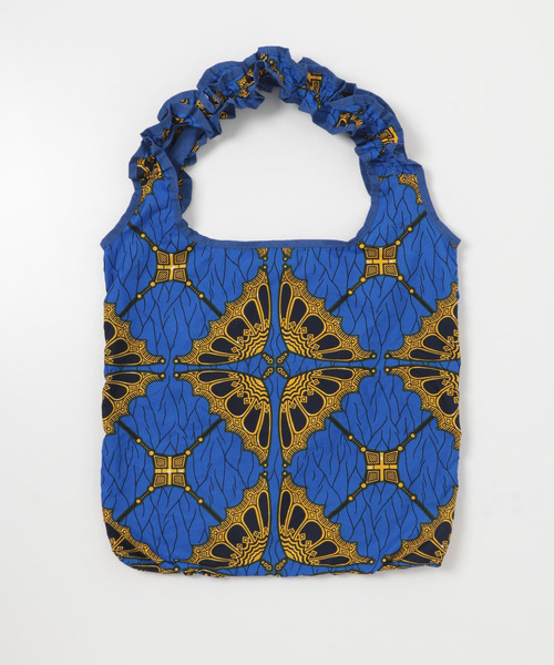 URBAN RESEARCH(アーバンリサーチ)の「アフリカン柄トートバッグ(トートバッグ・レディース・グリーン系その他/ブルー系その他/イエロー系その他・-)」の5枚目の写真