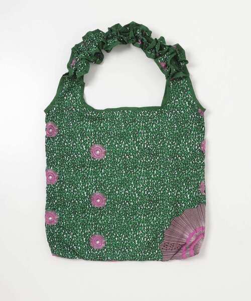 URBAN RESEARCH(アーバンリサーチ)の「アフリカン柄トートバッグ(トートバッグ・レディース・グリーン系その他/ブルー系その他/イエロー系その他・-)」の8枚目の写真