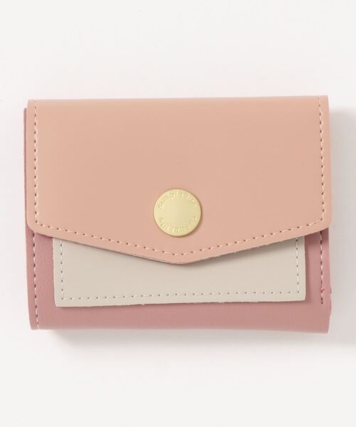 STYLEBLOCK（スタイルブロック）の「バイカラーコンパクト財布（財布・レディース・ブラック/ベージュ/ピンク/ブルー/グリーン・FREE）」の11枚目の写真