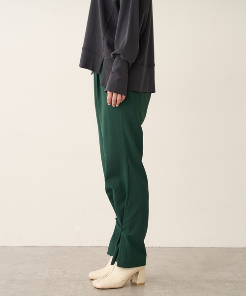 Lui's(ルイス)の「裾絞り2WAYパンツ(スラックス・レディース・グリーン/ブラック・FREE)」の7枚目の写真