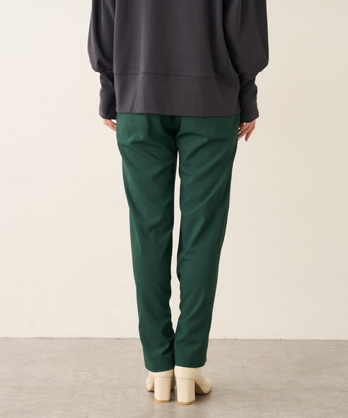 Lui's(ルイス)の「裾絞り2WAYパンツ(スラックス・レディース・グリーン/ブラック・FREE)」の8枚目の写真