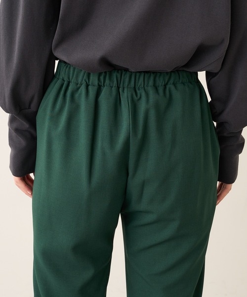 Lui's(ルイス)の「裾絞り2WAYパンツ(スラックス・レディース・グリーン/ブラック・FREE)」の11枚目の写真