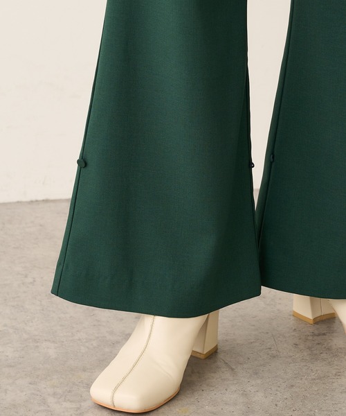 Lui's(ルイス)の「裾絞り2WAYパンツ(スラックス・レディース・グリーン/ブラック・FREE)」の13枚目の写真