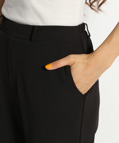 niko and...（ニコアンド）の「カットカルゼスラリパンツ（その他パンツ・レディース・ブラック/アイボリー/グリーン・MEDIUM/LARGE）」の15枚目の写真