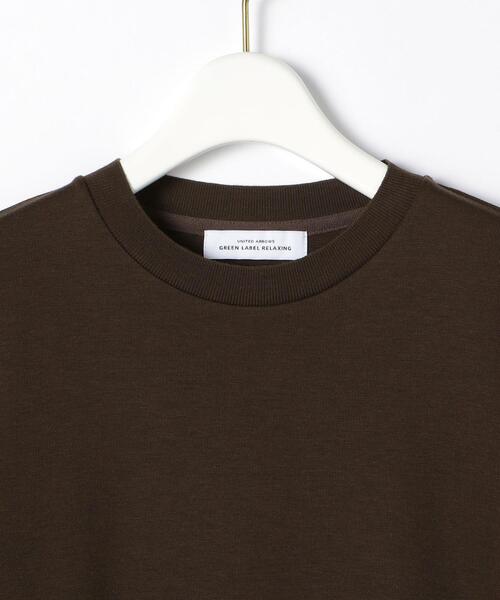 green label relaxing（グリーンレーベルリラクシング）の「ポンチ ニットソー クルーネック プルオーバー カットソー（Tシャツ/カットソー・レディース・ホワイト/ダークブラウン/その他1/ライラック・FREE）」の18枚目の写真