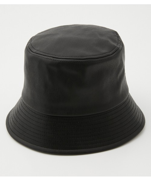 AZUL by moussy（アズールバイマウジー）の「BUCKET HAT / バケットハット（ハット・レディース・ブラック/ベージュ/ダークブラック・FREE）」の3枚目の写真