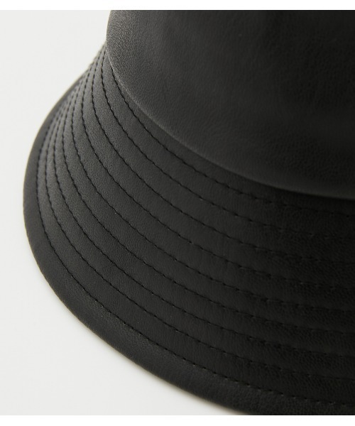 AZUL by moussy（アズールバイマウジー）の「BUCKET HAT / バケットハット（ハット・レディース・ブラック/ベージュ/ダークブラック・FREE）」の6枚目の写真