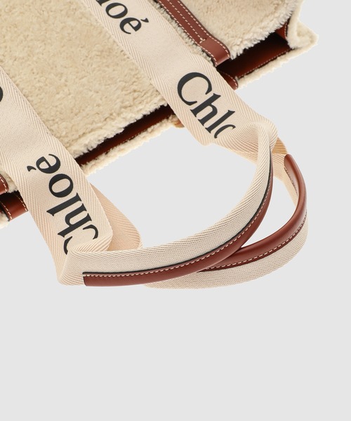 Chloe(クロエ)の「WOODY / ラージトートバッグ LARGE TOTE BAG(トートバッグ・レディース・ベージュ・FREE)」の5枚目の写真