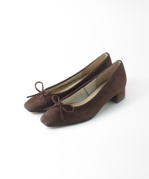 SLOBE IENA（スローブイエナ）の「SLOBE IENA スクエアバレエシューズ◆（バレエシューズ・レディース・ブラウン/ピンク/ブラック・22.5cm/24cm/23.5cm/23cm/24.5cm）」の13枚目の写真