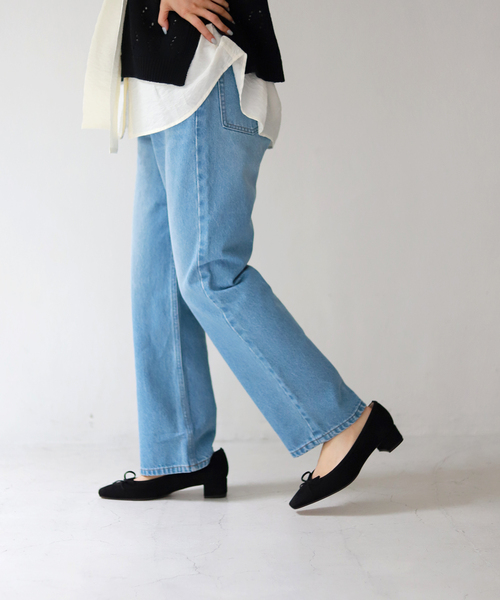 SLOBE IENA（スローブイエナ）の「SLOBE IENA スクエアバレエシューズ◆（バレエシューズ・レディース・ブラウン/ピンク/ブラック・22.5cm/24cm/23.5cm/23cm/24.5cm）」の18枚目の写真