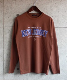 ロゴプリント長袖カットソー