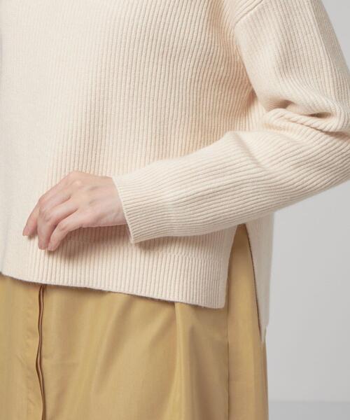 closet story(クローゼットストーリー)の「<closet story(クローゼットストーリー)>ニット×シャツワンピース(ワンピース・レディース・ベージュ/オフホワイト/ライム・FREE)」の10枚目の写真