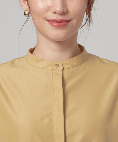 closet story(クローゼットストーリー)の「<closet story(クローゼットストーリー)>ニット×シャツワンピース(ワンピース・レディース・ベージュ/オフホワイト/ライム・FREE)」の5枚目の写真