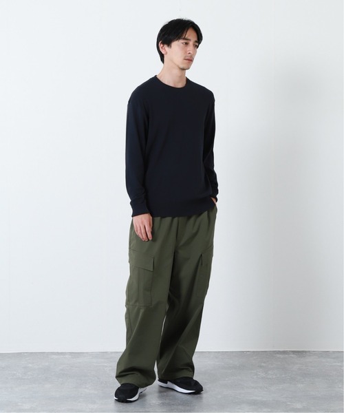 gicipi（ジチピ）の「【gicipi/ジチピ 】LUPO ソフトコットンクルーネックニット（ニット/セーター・メンズ・ブラック/ネイビー/キャメル・MEDIUM/LARGE）」の14枚目の写真