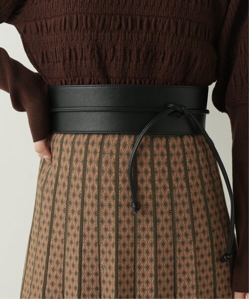 RAY CASSIN(レイカズン)の「2wayサッシュベルト(ベルト・レディース・ブラウン/ブラック・FREE)」の2枚目の写真