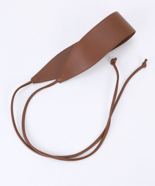 RAY CASSIN(レイカズン)の「2wayサッシュベルト(ベルト・レディース・ブラウン/ブラック・FREE)」の12枚目の写真