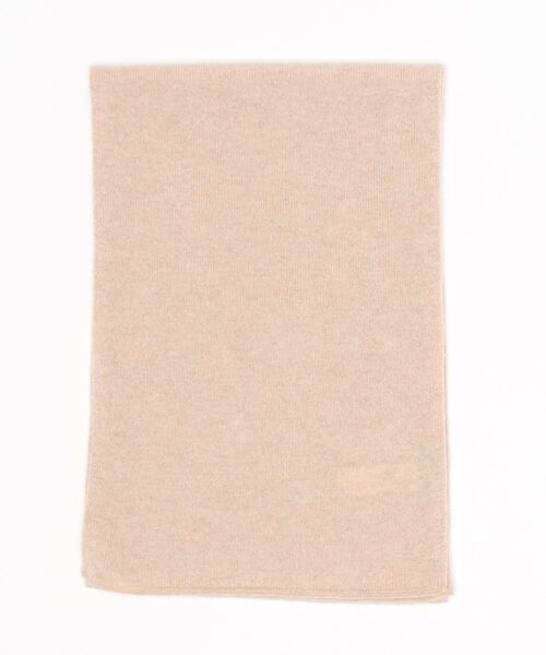 BENETTON (UNITED COLORS OF BENETTON)（ベネトンユナイテッドカラーズオブベネトン）の「カシミヤ100％マフラー（マフラー・レディース・ベージュ/オフホワイト・ONE SIZE）」の2枚目の写真