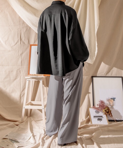 Adoon plain(アドーンプレーン)の「【Adoon plain】ポケットデザインシャツ(シャツ/ブラウス・メンズ・ホワイト/ブラック・MEDIUM/LARGE)」の20枚目の写真