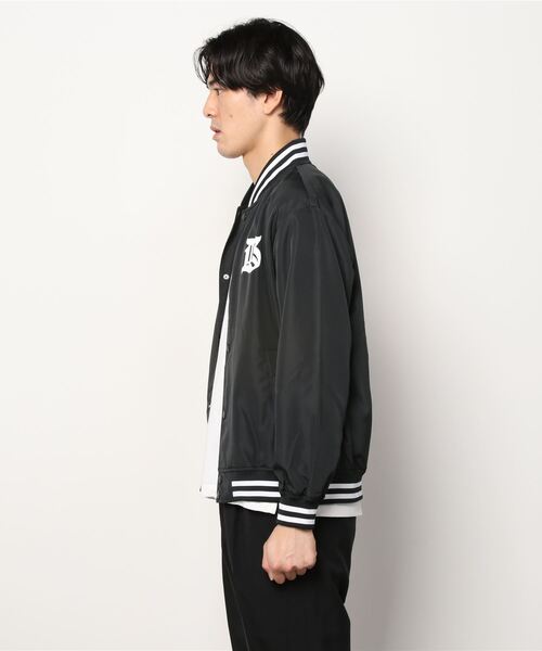 DOUBLE STEAL(ダブルスティール)の「EXCLUSIVE NYLON STADIUM JUMPER(スタジャン・メンズ・ブラック・LARGE/X-LARGE/MEDIUM)」の19枚目の写真