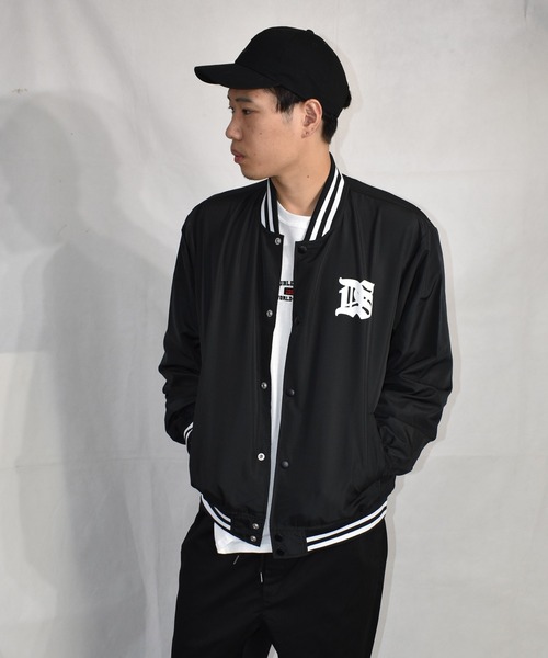 DOUBLE STEAL(ダブルスティール)の「EXCLUSIVE NYLON STADIUM JUMPER(スタジャン・メンズ・ブラック・LARGE/X-LARGE/MEDIUM)」の14枚目の写真