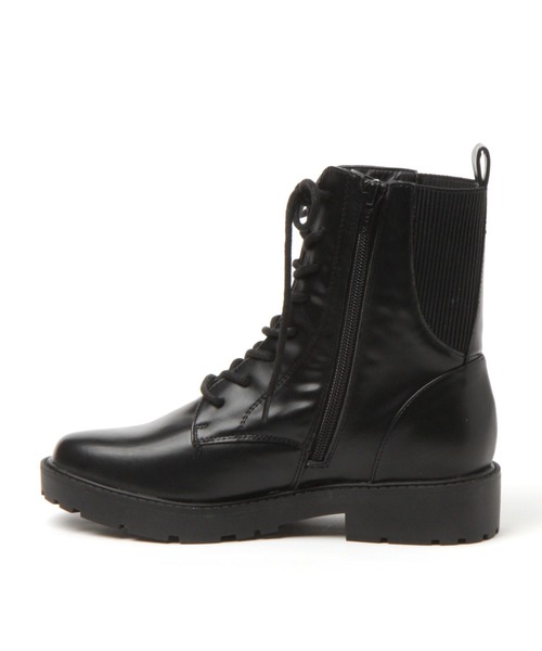 GLOBAL WORK（グローバルワーク）の「ハッスイレースアップブーツ/214693（ブーツ・レディース・ブラック/ダークブラウン・SMALL/MEDIUM/LARGE）」の9枚目の写真