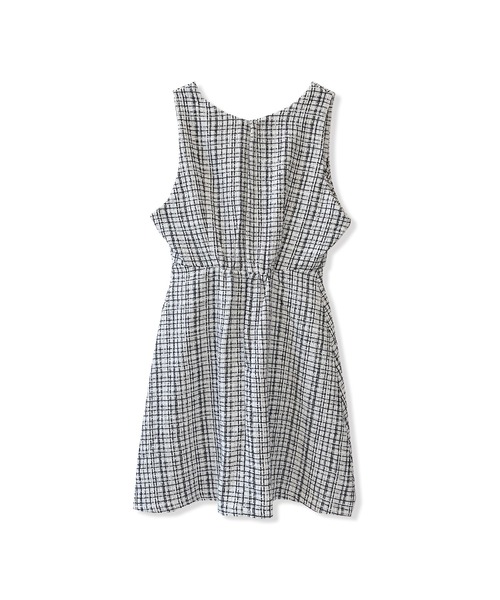 ANDGEEBEE（アンジービー）の「ツィードジャンパースカート（ジャンパースカート・レディース・ブラック/アイボリー・MEDIUM）」の9枚目の写真