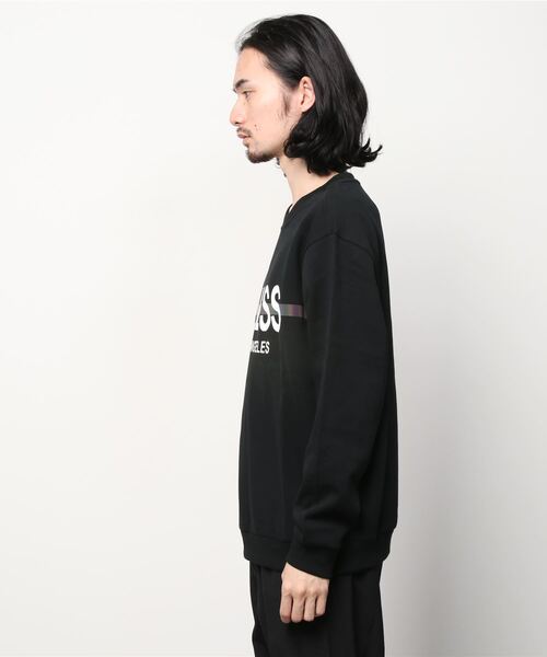 Guess（ゲス）の「Logo Sweat（スウェット・メンズ・ブラック/グレー・MEDIUM/LARGE/X-LARGE/SMALL）」の4枚目の写真