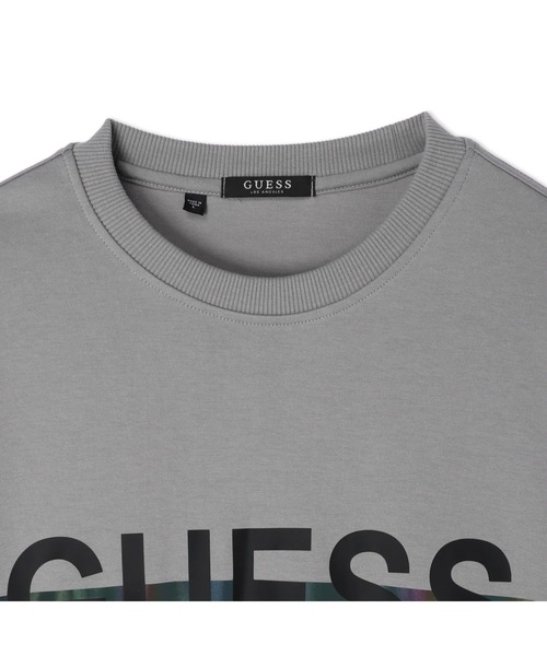 Guess（ゲス）の「Logo Sweat（スウェット・メンズ・ブラック/グレー・MEDIUM/LARGE/X-LARGE/SMALL）」の9枚目の写真