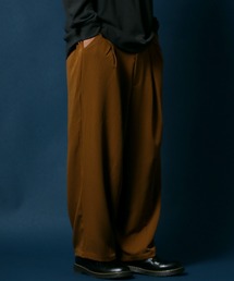 ANPAS | Drape Wide Tuck Tapered Pants/ドレープ ワイドタックテーパードパンツ スラックス(スラックス)