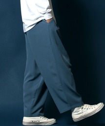 Drape Wide Tuck Tapered Pants/ドレープ ワイドタックテーパードパンツ スラックス