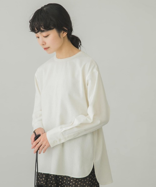 かぐれ（カグレ）の「ノイルシルククルーネックシャツ（シャツ 