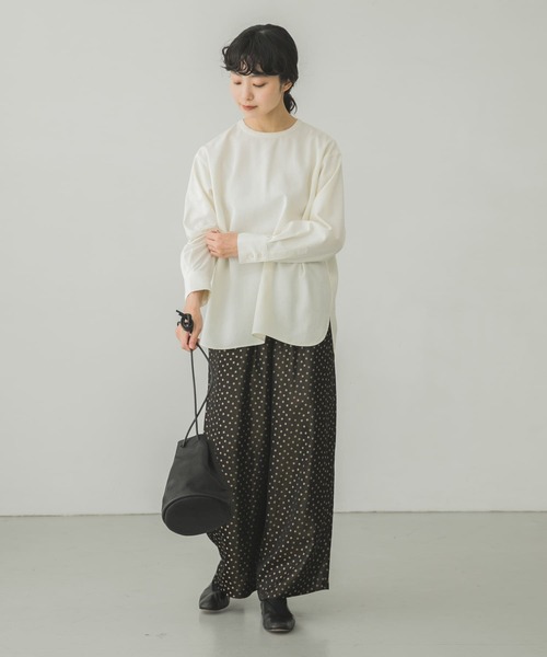 かぐれ（カグレ）の「ノイルシルククルーネックシャツ（シャツ 