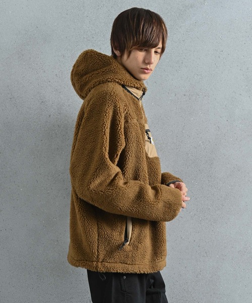 Carhartt WIP（カーハートダブリューアイピー）の「Carhartt WIP(カーハート ワークインプログレス) PRENTIS ハーフジップパーカー（パーカー・メンズ・オフホワイト/ブラウン/カーキ・S/M/L）」の16枚目の写真
