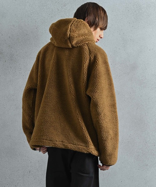 Carhartt WIP（カーハートダブリューアイピー）の「Carhartt WIP(カーハート ワークインプログレス) PRENTIS ハーフジップパーカー（パーカー・メンズ・オフホワイト/ブラウン/カーキ・S/M/L）」の17枚目の写真
